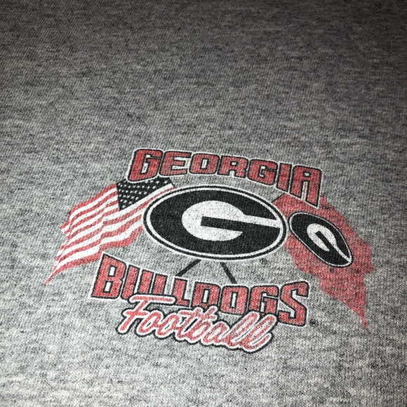 VINTAGE Mens Delta Georgia Bulldogs LS Shirt Large - Picture 3 of 10